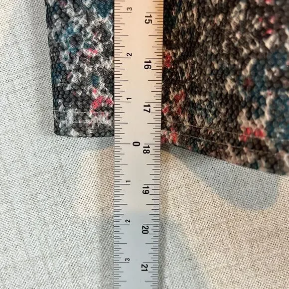 ADIDAS Primegreen Skirt Sz L Flouncy Floral Midi Skirt Multicolor Athleisure Y2k - Picture 11 of 11